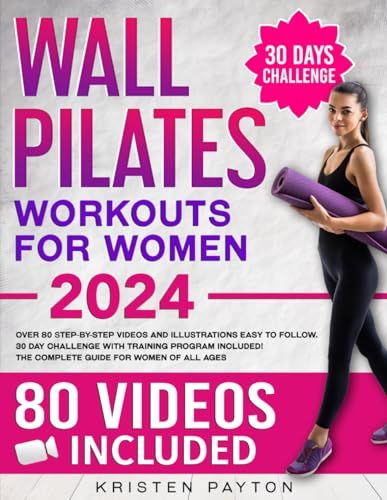 Wall Pilates Workouts for Women: Over 80 STEP-BY-STEP VIDEOS and Illus... Price: (as of - Details) 🎁 3 BONUSES: 80 STEP-BY-STEP VIDEOS 🎥 + 40 EXTRA EXERCISES + 30 DAY CHALLENGE 🎁Do you often feel stressed and tired? Do you l... , Health & Beauty,  #Health&Beauty , 17.94  #freewomenʼsfitnessapps #Illus.. #Pilates #StepByStep #VIDEOS #Wall #Women #Workouts, Somatic Exercises, Wall Pilates, Flexibility Exercises, Dream Physique, Pilates Workouts, Heath And Fitness, Feel More Confident, Workouts For Women, Gym Essentials