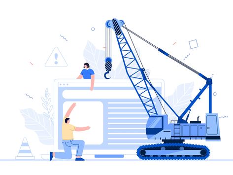 Page Under Maintenance (Illustration) | Hello Dribbble by StoryXpress Under Maintenance Design, Maintenance Illustration, Dribbble Design, Brown Color Palette, Under Maintenance, Global Community, Creative Professional, Color Palette, Travel