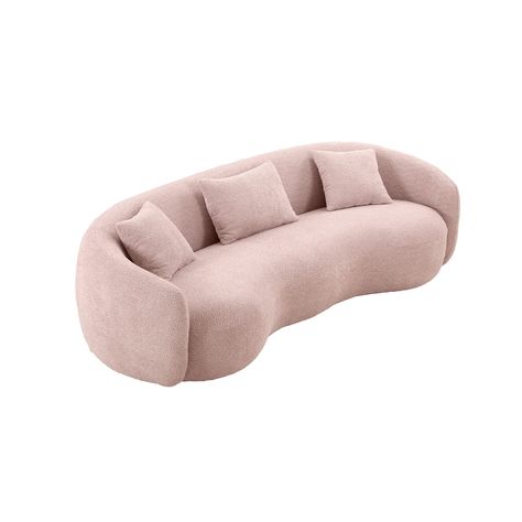 PRICES MAY VARY. 💝Premium Quality Cloud Curved Sofa Couches💝Treat yourself to the plush comfort of our sofa seat, filled with high resilient foam. It provides the optimum amount of resilience and ensures that you can sit comfortably without sinking too deep into it. You can relax with your favourite book or a cup of coffee and the spacious backrest provides plenty of support. 💝Soft, skin-friendly Fabric Sectional Leisure Couch💝Indulge in the luxurious comfort of FULife curved sofa, upholster Curved Living Room, Couch For Bedroom, Modern Curved Sofa, Fabric Couch, Bedroom Couch, Couch Fabric, Brown Sofa, Curved Sofa, Living Room Sets Furniture