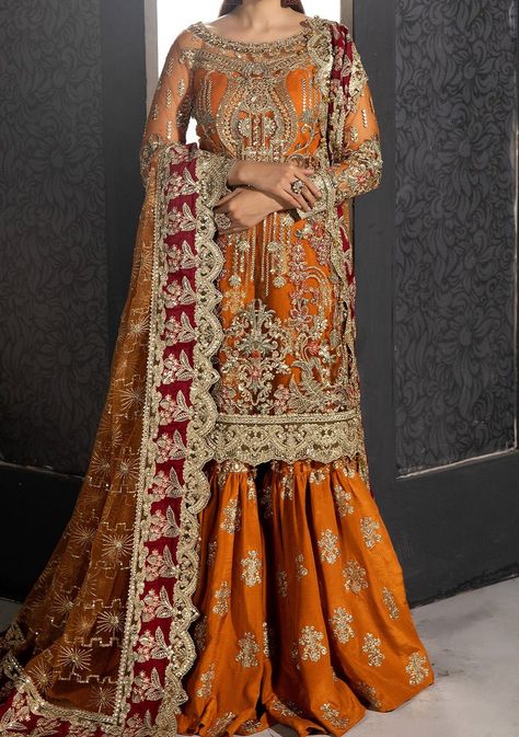 Imrozia Sofi Pakistani Luxury Net Dress - db24447 Sharara Style, Pakistani Wedding Dress, Net Dress, Readymade Saree, Embroidered Organza, Party Kleidung, Pakistani Wedding Dresses, Pakistani Bridal, Pakistani Wedding