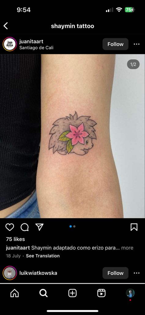 Shaymin Tattoo, Tattoo Ideas, Tattoos