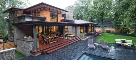 david-small-designs-mississauga-luxury-real-estate-mississauga-contemporary-homes-organice-architecture Small Luxury Homes, Home Architecture Styles, Trendy House, Contemporary House Exterior, Real Estat, Modern Windows, Craftsman House Plans, Luxury House Designs, Zaha Hadid