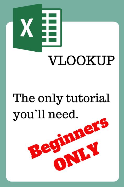 How To Use Excel, Vlookup Excel Tutorials, Vlookup Excel, Excel Vlookup, Excel Cheat Sheet, Microsoft Excel Formulas, Excel For Beginners, Office Tips, Excel Hacks