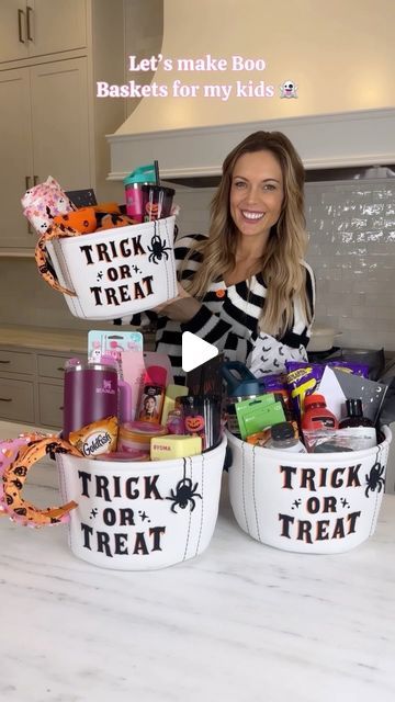 Tori Gerbig | Pink Lily Founder on Instagram: "✨ *Boo Basket Tradition!* 🎃

I can’t wait to surprise my kids with little “boo baskets” tomorrow for the first day of October—it’s all about making intentional memories in the small moments. 🧡 I want them to feel the magic of every season, and this is one way I love to do that. Do you have any fun fall or Halloween traditions you do with your kids or family (or want to start)? Let’s share ideas and inspire each other to create more special moments 🍁👇 Save this post so you can see everyone else’s traditions and get ideas from this amazing community. 

Comment “Boo basket” to get all the links from this video that I could find and a FREE checklist of Boo Basket ideas. Most of the items are from Target and the girls have a few things from Pin Boo Basket Kids, Kids Boo Basket Ideas, Boo Basket Ideas For Kids, Teen Boo Basket, Kids Boo Basket, Boo Baskets For Kids, Boo Basket Ideas Kids, Spooky Baskets For Kids, Boo Basket Ideas For Girlfriend