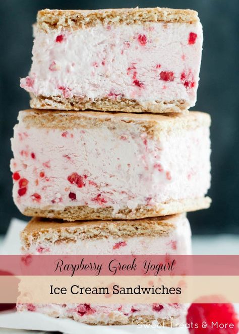 Greek Yogurt Ice Cream, Chobani Yogurt, Yogurt Ice Cream, Diet Desserts, Ice Cream Sandwiches, Cream Sandwich, Ice Cream Treats, Emergency Food, Yogurt Recipes