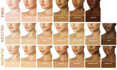 Hair Color Ideas For Warm Skin Tone, Skin Tone Names, Skin Chart, Skin Color Dresses, Skin Tone Chart, Caramel Skin Tone, Beige Skin Tone, Makeup Tips Step By Step, Human Skin Color