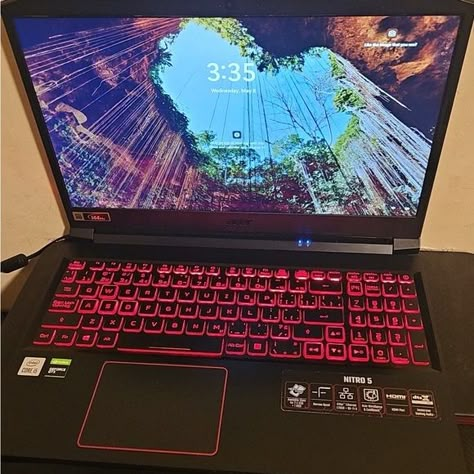 Acer nitro 5 gaming laptop Acer Nitro 5 Aesthetic, Acer Laptop Aesthetic, Acer Nitro 5, Laptop Acer, Gaming Laptop, Gaming Laptops, Intel Core, To Sell, Vision Board