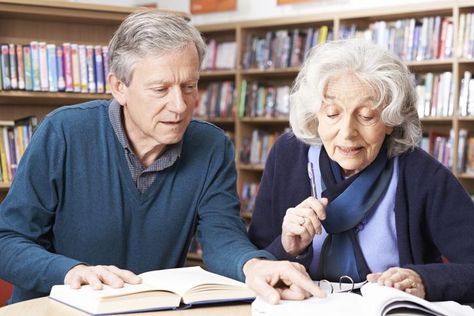 For seniors, engaging in continuous education offers numerous benefits, from improved cognitive function to enhanced social connections.  Our life enrichment programs make sure residents are never without an opportunity to try something new! Couple In Library, Senior Apartments, Western Colorado, Senior Housing, American Pay, Care Coordination, Activity Director, Senior Living Communities, Social Security Administration