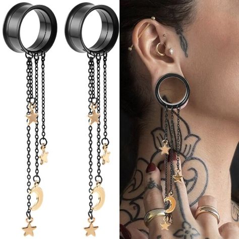 Just found this amazing item on AliExpress. Check it out! $3.81 55％ Off | Doearko 2pcs Stainless Steel Chain Tassel Dangle Resin Ear Plugs And Tunnels Body Piercing Jewelry Ear Gauges Expander Plugs And Tunnels, Jewelry Ear, Ear Gauges, Ear Plugs, Body Piercing Jewelry, Steel Chain, Stainless Steel Chain, Piercing Jewelry, Tassels