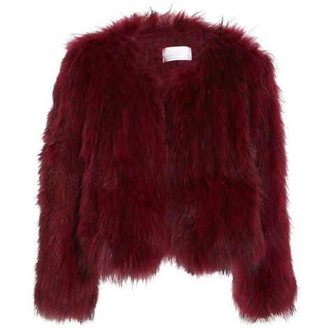 Saks Potts Carol racoon fur jacket ($920) ❤ liked on Polyvore featuring outerwear, jackets, coats, coats & jackets, fur, bordeaux, red fur jacket, fur jacket, long sleeve jacket and red jacket Red Fur Jacket, Saks Potts, Red Fur, Light Weight Jacket, Army Jacket, Muslimah Fashion Outfits, Long Sleeve Jacket, Racoon, Shearling Jacket