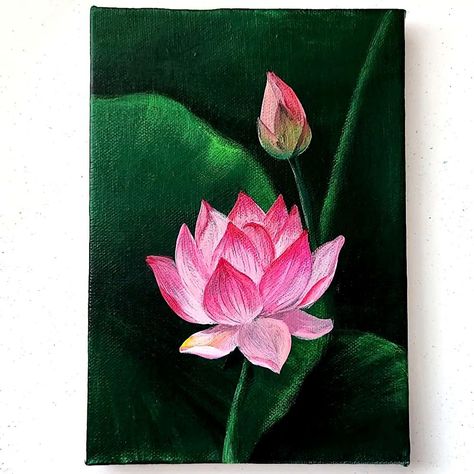 Lotus Flower Acrylic Painting | Lotus Flower Acrylic Painting #art #artist #flowers #artwork #acrylic #painting #eldrawingarts #paintingartwork #acrylicpainting | By El Drawing Arts | Facebook | artist, art, work of art, art of painting Lotus Clay Art On Canvas, Louts Flower Painting Canvas, Lotus Painting Ideas, Painted Lotus Flower, Lotus Flower Canvas Painting, Flower Aesthetic Painting Ideas, Acrylic Painting Lotus Flower, Lotus Canvas Painting Acrylics, White Lotus Painting Acrylic