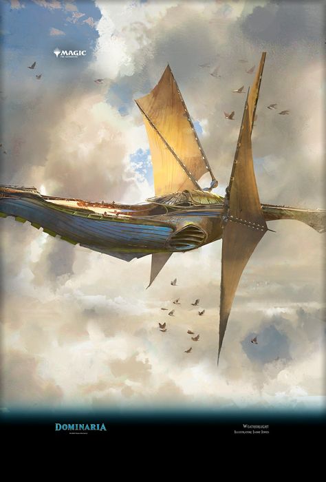 Jaime Jones, بيوت ملكية, Steampunk Ship, Airship Art, Flying Ships, Fantasy Ships, Fantasy Vehicles, Hyrule Castle, Flying Ship