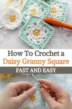 Granny Square Ideas, Daisy Granny Square, Granny Square Pattern Free, Granny Square Häkelanleitung, Virkning Diagram, Motifs Granny Square, Granny Square Haken, Crochet Tutorial Pattern, Granny Square Crochet Patterns Free