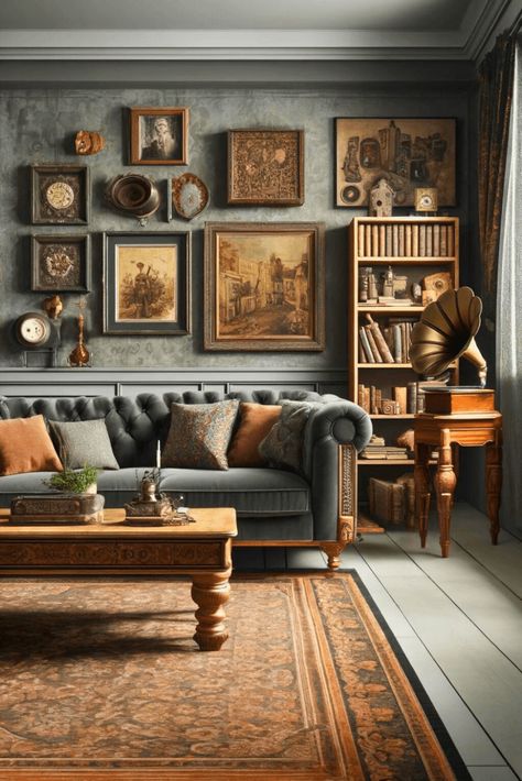 25 Dark Gray Sofa Living Room Ideas – The Crafty Hacks Dark Gray Sofa Living Room, Gray Sofa Living Room Ideas, Gray Sofa Living Room, Interior Design Timeless, Dark Grey Sofa Living Room, Statement Bedroom, Gray Sofa Living, Sofa Living Room Ideas, Sala Vintage