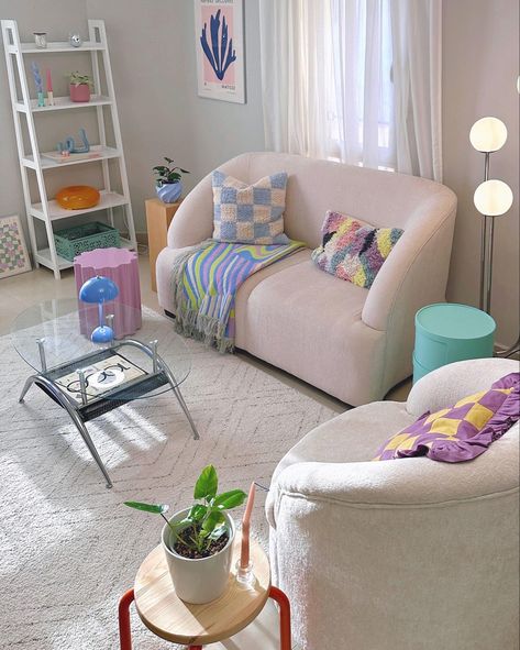 Pastel decor colorful soft interior danish pastel aesthetic room Pastel Interiors Living Room, Danish Pastel Living Room Aesthetic, Pastel Dutch Aesthetic, Danish Interior Design Pastel, Pastel Danish Living Room, Scandinavian Interior Pastel, Danish Pastel House, Pastel Japandi, Pastel Bathroom Aesthetic