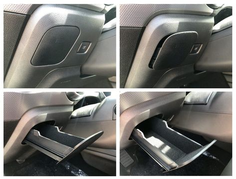 The ‘Hidden’ Compartment Many S550 Mustang Owners May Not Know About Secret Car Compartment, Hidden Compartment In Car, Secret Compartment In Car, Secret Compartment Furniture, Stash Spots, Safety Gadgets, Hidden Room, Storage Door, Aesthetic Door