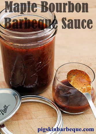 Beer Bbq Sauce, Bourbon Sauce, Maple Bourbon, Barbecue Sauce Recipes, Bbq Sauces, Red Hots, Homemade Condiments, Marinade Sauce, Barbeque Sauce