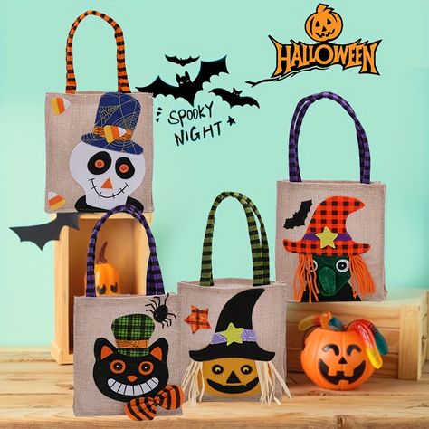 Precio bajo con envío gratis para usuario nuevo. Childrens Party Dresses, Halloween Treat Holders, Childrens Party Decorations, Cartoon Pumpkin, Pumpkin Gift, Witch Gift, Halloween Tote Bag, Treat Holders, Halloween Tote