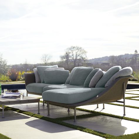 GINA Janus Et Cie, Amazing Furniture, Poltrona Frau, Luxury Furniture Brands, Waldorf Astoria, Modern Outdoor Furniture, Rooftops, Global Design, Indoor Outdoor Living