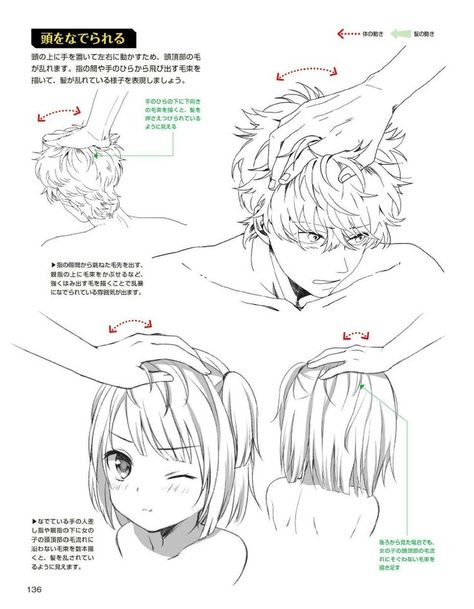 Head pat hair reference Art Reference Face, Anime Art Reference, Expression Reference, Reference Face, Tutorials Art, Manga Tutorial, Manga Hair, Drawing Manga, Reference Art