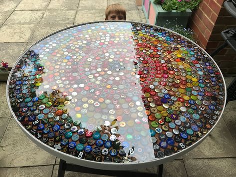 Bottle top art