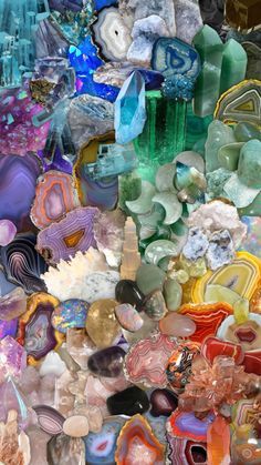 Check out kflatmajor's Shuffles #myfirstshuffle Geode Wallpaper, Crystal Collage, Crystals Geodes, Blue Trees, Color Aesthetic, Crystal Aesthetic, Hot Hair Styles, Crystal Geode, Journal Inspo