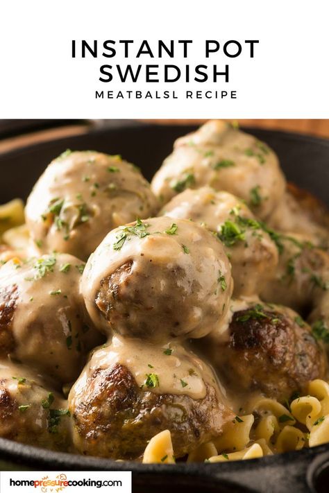 Try this Instant Pot Swedish Meatballs recipe for a rich, comforting dish that’s ready in minutes! These meatball recipes are perfect for busy nights or meal prep. For more delicious recipes, visit homepressurecooking.com and start cooking today! #meatballrecipes #instantpotrecipes #dinnerideas #quickandeasymeals #homecooking Instant Pot Swedish Meatballs, Swedish Meat, Swedish Meatballs Recipe, Healthy Instant Pot Recipes, Swedish Meatballs, Meatballs Recipe, Comfort Dishes, Meatball Recipes, Flavorful Recipes