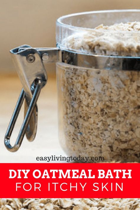 Diy Oatmeal Bath, Itchy Skin Remedy, Diy Oatmeal, Oatmeal Bath, Skin Care Routine For 20s, Dry Skin Remedies, Homemade Lotion, Combination Skin Type, Home Remedies For Hair