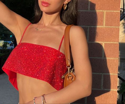 Body Rojo, Top Rojo, Urban Chic Outfits, Boujee Outfits, Red Tops, Urban Chic, Pink Gold, Pretty Outfits