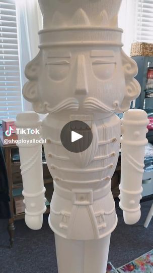 Walmart Nutcracker Tips, Tricks and Fans! | Facebook Walmart Nutcracker Makeover, Lifesize Nutcracker, Walmart Nutcracker, Tips Tricks, Nutcracker, Christmas Ideas, Christmas Decorations, Holidays, Christmas