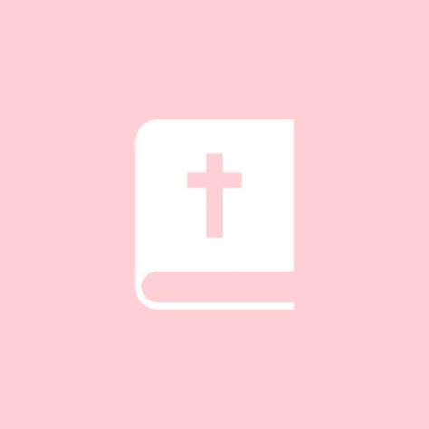 Bible App Aesthetic, Pink Bible App Icon, Pink Bible Icon, Bible Icon Aesthetic, Bible App Icon, Pastel Pink App Icons, Pink Cellphone, Pink Icon App, Pastel App Icons