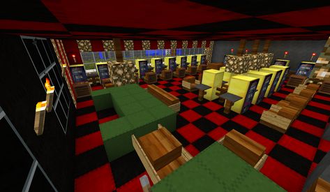 Minecraft Casino, Casino Interior, Interior Details, Minecraft, Casino, Diamonds, Building