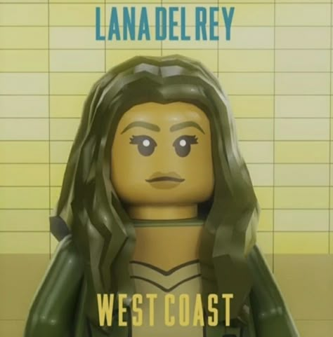 Lana Del Rey Lego Album Cover, Lego Artist, Space Pfp, Lego Door, Lego Album Covers, Lego Pfp, Star Widget, Lego Albums, Lego Music