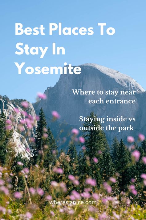 Unsure where to stay in Yosemite? Should you stay inside or outside Yosemite? Which entrance should you enter by? In this article, we share the best hotels and best Yosemite entrances based on where you're coming from. Click to read out take on where are the best places to stay in Yosemite. Tuolumne Meadows, June Lake, Wolf Lodge, Yosemite Falls, Mirror Lake, Mammoth Lakes, California Travel Road Trips, Yosemite Valley, Camping Spots