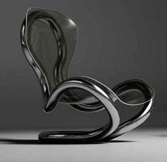 twisted furniture | The Infinity Collection (GALLERY) Futuristic Chair, Futuristic Furniture Design, Chairs Kitchen, Futuristic Furniture, Unique Chair, Gaming Chairs, Kitchen Tables, Chaise Design, Funky Furniture