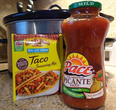 Picante Sauce Recipe, Crock Pot Chicken Tacos, Crockpot Chicken Tacos Recipes, Chicken Tacos Recipe Easy, Taco Chicken, Chicken Taco Seasoning, Chicken Tacos Easy, Picante Sauce, Chicken Crockpot Recipes Easy