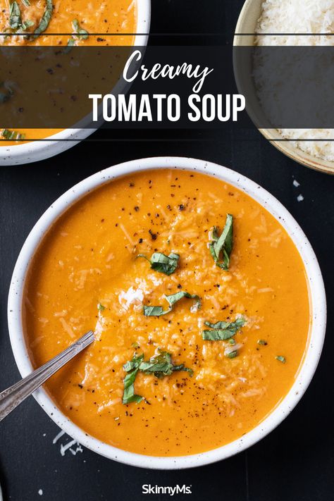 Healthy Hearty Soup, Ww Soup, Creamy Tomato Soup Recipe, Sodium Foods, Heart Healthy Recipes Low Sodium, Low Salt Recipes, Salt Recipes, Kidney Recipes, Healthy Soups