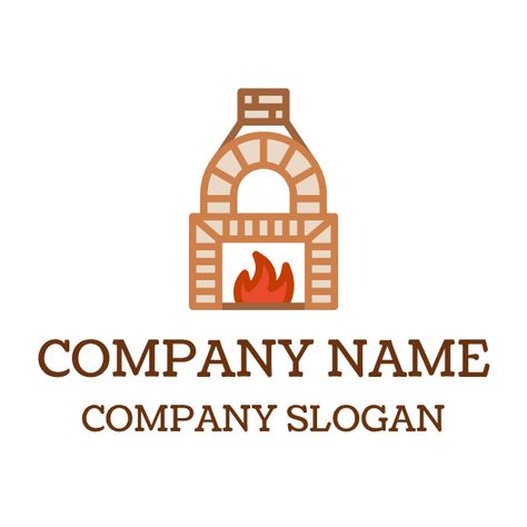 This bakery logo contains red and orange colors. Old stone oven symbolizes homemade pastries. You can edit and download it for free. Bakery Logos, Cupcake Factory, Red Flames, Stone Oven, Pizza Logo, Free Logo Design, Homemade Pastries, Bakery Logo, Logo Design Free