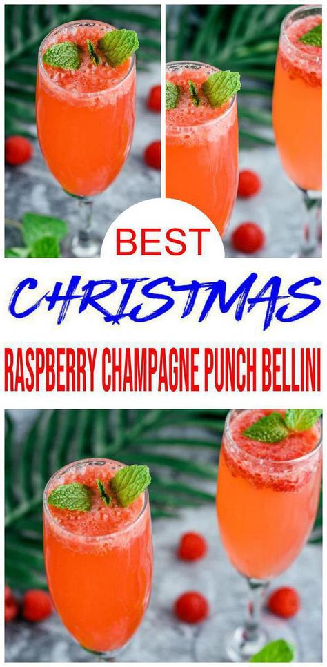 Don't pass up this DELICIOUS raspberry champagne punch bellini.BEST alcohol drink that will please any crowd.Perfect Christmas cocktail for your Christmas table this year.Yummy alcoholic drink recipe for Christmas cocktails or New Years eve cocktails. Yummy champagne & raspberry schnapps liquor recipe.Easy alcohol drink beverage - Simple & quick champagne cocktail to make today. Champagne & schnapps cocktail idea that is tasty & delish. For more #alcohol recipes see KimspiredDIY #champagne Mimosa Pitcher, Brunch Crowd, Nye Drinks, Champagne Punch Recipes, New Years Eve Cocktail, Drinks Alcohol Recipes Easy, Nye Food, Raspberry Champagne, Bubbles Party