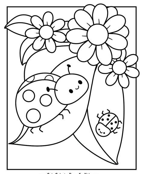 Insect Coloring Pages Preschool, May Flowers Coloring Pages, Bug Colouring Pages, Ladybug Coloring Page Free Printable, May Coloring Pages Free Printable, Insect Coloring Pages Free Printable, Bug Coloring Pages Free Printable, Pre K Coloring Pages Printables, Preschool Coloring Pages Printables