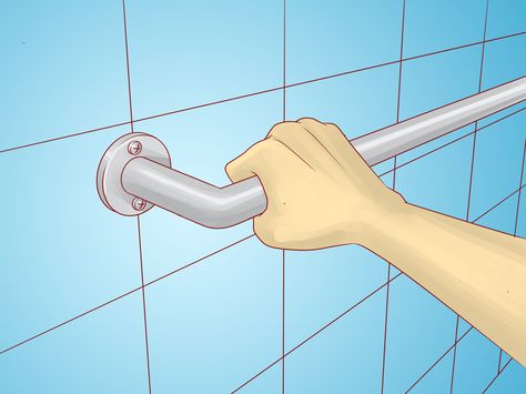 Grab bars provide extra security in the bathtub for that first slippery step. Installed properly, good-quality grab bars are specifically manufactured to hold up to 250 pounds, giving you security and safety in your shower or tub. You can... Tub Grab Bar Placement, Modern Gothic Bedroom, Remove Bathtub, Shower Grab Bar, Bathroom Retreat, Retro Living Rooms, Coastal Bathrooms, Grab Bars, Sustainable Furniture