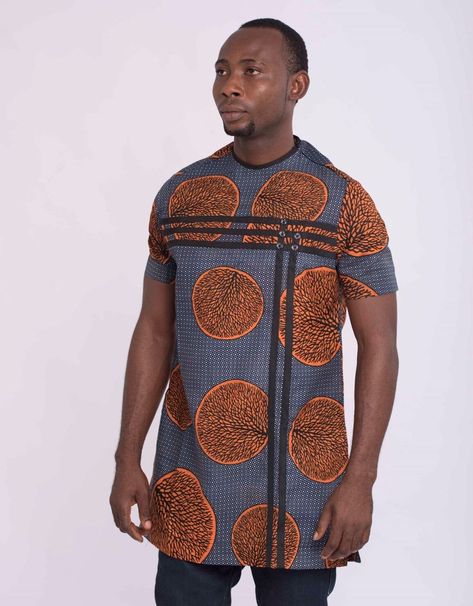 ANKARA GOWN MIDI DRESS FABULOUS FASHION Ankara Styles For Man, Akara Traditional Dresses For Men, Plain And Pattern Styles For Men, Ankara Dress For Men, Ankara Styles Men, Ankara Men Styles, Ankara For Men African Style, Male Ankara Styles Mens Fashion, Latest Ankara Styles For Men