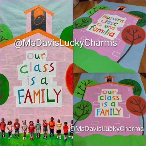 Our Class Is A Family, Class Picture, Trade Books, Class Pictures, Family Poster, Preschool Curriculum, Classroom Crafts, Special Education Teacher, Fabric Paper