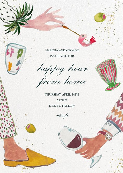 Happy Menocal, Hors Doeuvres, Online Party Invitations, Cocktail Party Invitation, House Warming Invitations, Happy Hour Cocktails, Holiday Party Invitations, Online Invitations, E Card