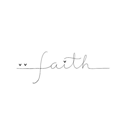 Faith Tatto, Faith Tatoos, Wrist Tatoo, Minimalistic Tattoo Ideas, Colour Tattoo For Women, Tattoo Samples, Minimalistic Tattoo, Small Matching Tattoos, Cute Simple Tattoos