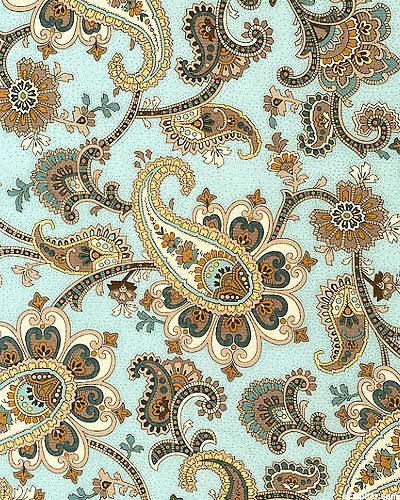 eQuilter Lexington - Paisley Provence - Iced Sky Blue Silky Design, Plus Size Maternity Dresses, Plus Size Maternity, Paisley Art, Paisley Fabric, Free Quilt Patterns, Pretty Patterns, Paisley Design, Moda Fabrics