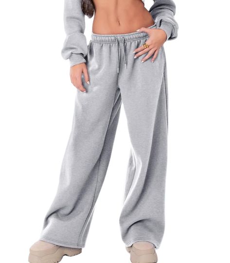 PRICES MAY VARY. 100% Polyester Imported Pull On closure Machine Wash Material:Women y2k drawstring waist sweatpants, polyester blend, comfy and soft, skin friendly, elastic and stretchy, easy to wear. Baggy lounge bottoms, active wide leg pants for women, lightweight sweatpants women, stretchy wide leg pants for women. Feature:Women straight wide leg sweatpants, high waist baggy trousers, cute sweatpants, adjustable drawstring at waist. Y2k sweatpants, oversized sweatpants, workout wide leg pan Y2k Sweatpants, Straight Leg Sweatpants, Oversized Sweatpants, Sweatpants For Women, Cute Sweatpants, Baggy Sweatpants, Cotton Linen Pants, Wide Leg Sweatpants, Baggy Trousers