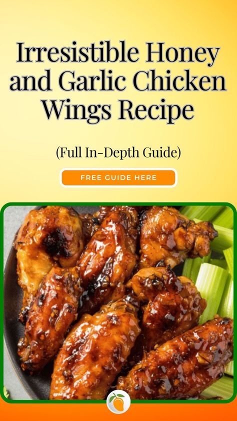 Steps:
1️⃣ Marinate wings in honey, garlic, and soy sauce.
2️⃣ Bake or fry until crispy and golden.
3️⃣ Toss in the sticky honey-garlic glaze.
4️⃣ Garnish with sesame seeds & green onions for a flavorful finish.
Why Love It? Crowd-pleaser, quick to make, and utterly finger-licking good 😋.
Get the full recipe on our blog!

#honeygarlicwings #chickenrecipes #gamedaysnacks #easyrecipes #fingerfood #partyfood #sweetandsavory #wings Honey Sesame Chicken Wings, Marinated Chicken Wing Recipes, Greek Chicken Wings Recipe, Sticky Baked Chicken Wings, Chicken Wing Appetizers For Party, Chicken Wings Honey Garlic, Marinated Chicken Wings Recipes, Honey Garlic Wings Recipe, Wings Honey Garlic