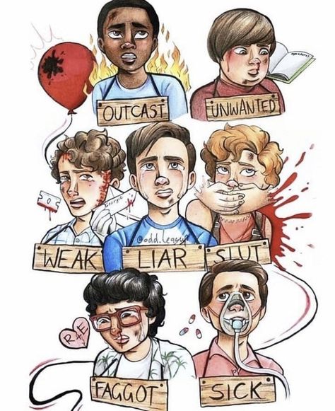 Club Drawing, The Losers Club, Es Pennywise, Loser Club, The Losers, Horror Movies Funny, You'll Float Too, Pennywise The Dancing Clown, It The Clown Movie