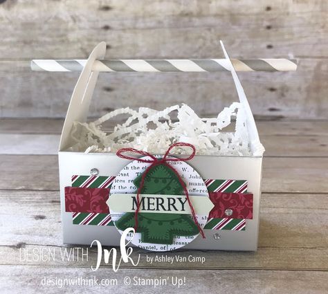 Su Treat Boxes, Stampin Up Treat Boxes Project Ideas, Stampin Up Christmas Treat Boxes, Stampin Up Design A Treat Box Dies, Stampin Up Envelope Treat Boxes, Christmas Treats Holders, Gable Boxes, Treat Holder, Craft Show Ideas